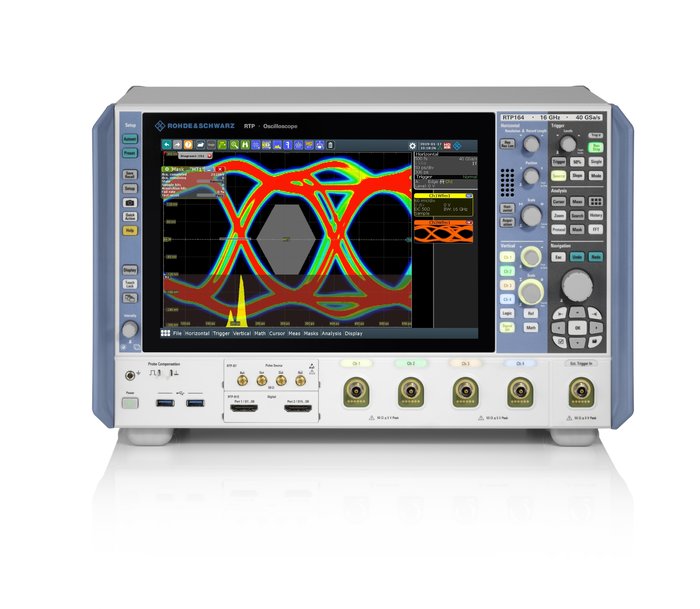 El osciloscopio R&S RTP de alto rendimiento de Rohde & Schwarz duplica el ancho de banda máximo hasta los16 GHz